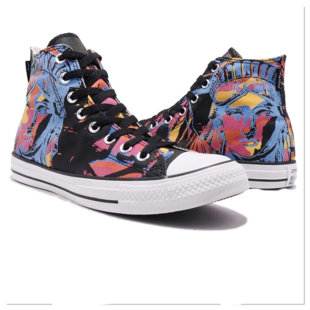 Andy Warhol X Converse Chuck Taylor All Star Hi Sneaker Sz Men’s 4 Wo’s 6